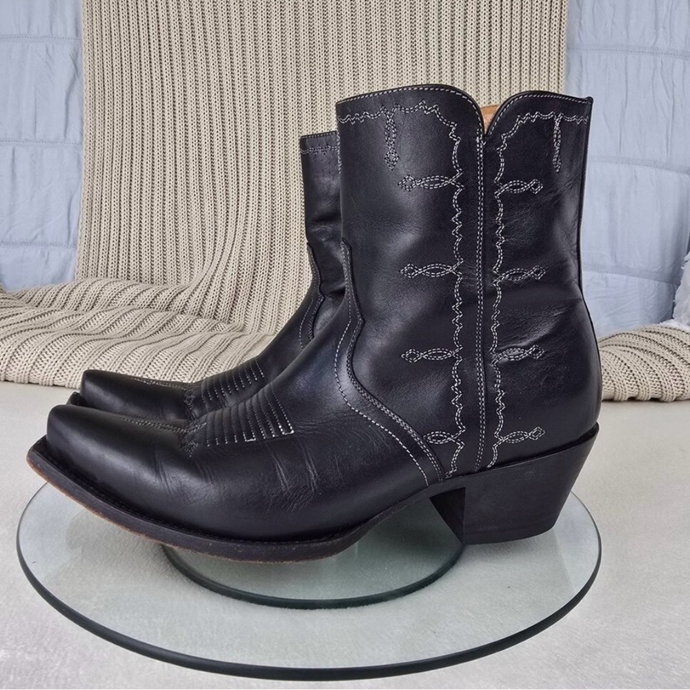 LUCCHESE Demi Boots Booties Women’s Size 8.5 C / Short Western Zipper